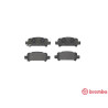 Jeu de 4 plaquettes de frein BREMBO P 78 011