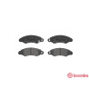 Jeu de 4 plaquettes de frein BREMBO P 78 012