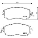 Jeu de 4 plaquettes de frein BREMBO P 78 021