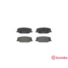 Jeu de 4 plaquettes de frein BREMBO P 79 001