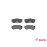 Jeu de 4 plaquettes de frein BREMBO P 79 005