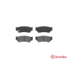 Jeu de 4 plaquettes de frein BREMBO P 79 008