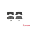 Jeu de 4 plaquettes de frein BREMBO P 79 010