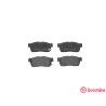 Jeu de 4 plaquettes de frein BREMBO P 79 012