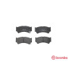 Jeu de 4 plaquettes de frein BREMBO P 79 013