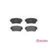 Jeu de 4 plaquettes de frein BREMBO P 79 019