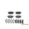 Jeu de 4 plaquettes de frein BREMBO P 79 029