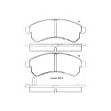Jeu de 4 plaquettes de frein BREMBO P 82 004