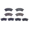 Jeu de 4 plaquettes de frein BREMBO P 82 004