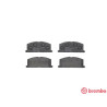 Jeu de 4 plaquettes de frein BREMBO P 83 011