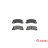 Jeu de 4 plaquettes de frein BREMBO P 83 015