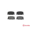 Jeu de 4 plaquettes de frein BREMBO P 83 016