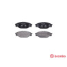 Jeu de 4 plaquettes de frein BREMBO P 83 023