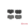 Jeu de 4 plaquettes de frein BREMBO P 83 026