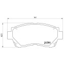 Jeu de 4 plaquettes de frein BREMBO P 83 027