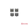 Jeu de 4 plaquettes de frein BREMBO P 83 045