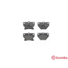 Jeu de 4 plaquettes de frein BREMBO P 83 052