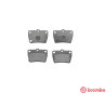 Jeu de 4 plaquettes de frein BREMBO P 83 057
