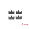 Jeu de 4 plaquettes de frein BREMBO P 83 059