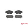Jeu de 4 plaquettes de frein BREMBO P 83 062