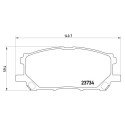Jeu de 4 plaquettes de frein BREMBO P 83 067