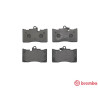 Jeu de 4 plaquettes de frein BREMBO P 83 072