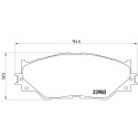 Jeu de 4 plaquettes de frein BREMBO P 83 074