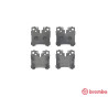 Jeu de 4 plaquettes de frein BREMBO P 83 076