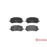 Jeu de 4 plaquettes de frein BREMBO P 83 078
