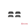 Jeu de 4 plaquettes de frein BREMBO P 83 088