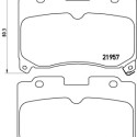 Jeu de 4 plaquettes de frein BREMBO P 83 090