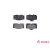 Jeu de 4 plaquettes de frein BREMBO P 83 095