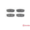 Jeu de 4 plaquettes de frein BREMBO P 83 098