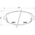 Jeu de 4 plaquettes de frein BREMBO P 83 104