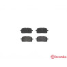 Jeu de 4 plaquettes de frein BREMBO P 83 116