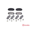 Jeu de 4 plaquettes de frein BREMBO P 83 141