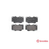 Jeu de 4 plaquettes de frein BREMBO P 83 151