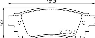 Jeu de 4 plaquettes de frein BREMBO P 83 166