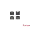 Jeu de 4 plaquettes de frein BREMBO P 85 003