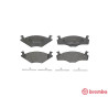 Jeu de 4 plaquettes de frein BREMBO P 85 005