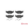 Jeu de 4 plaquettes de frein BREMBO P 85 019