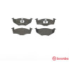 Jeu de 4 plaquettes de frein BREMBO P 85 025