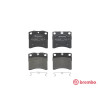 Jeu de 4 plaquettes de frein BREMBO P 85 027