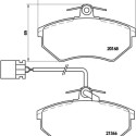 Jeu de 4 plaquettes de frein BREMBO P 85 034
