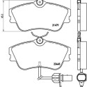 Jeu de 4 plaquettes de frein BREMBO P 85 050