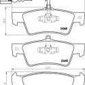 Jeu de 4 plaquettes de frein BREMBO P 85 091
