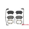 Jeu de 4 plaquettes de frein BREMBO P 85 117