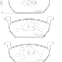 Jeu de 4 plaquettes de frein BREMBO P 85 137
