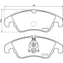 Jeu de 4 plaquettes de frein BREMBO P 85 145