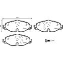 Jeu de 4 plaquettes de frein BREMBO P 85 147